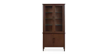 Copenhagen Storage Cabinet with Glass Hutch