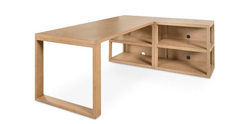 Richmond Peninsula Desk with Bookcase