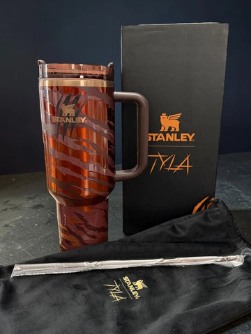 Stanley x Messi TLA Limited Edition 40 oz Stainless Steel Vacuum Insulated Tumbler with Handle & Straw